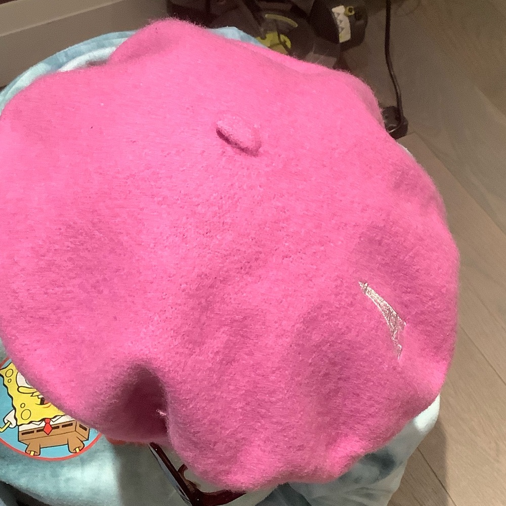 Pink Beret Hat